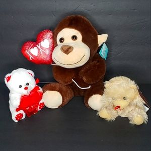 Bundle of 2 Bears and Monkey